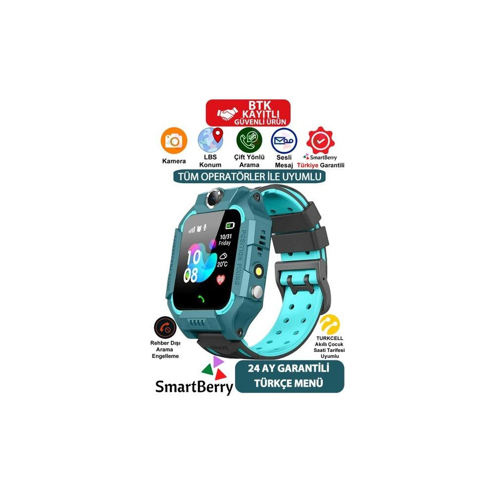 Micro Z2 Yeşil Çocuk Akıllı Saat