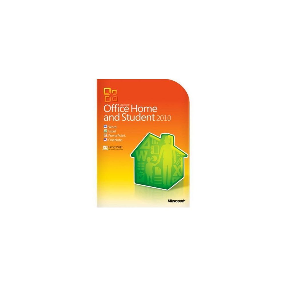 microsoft office home and student 2010 family pack