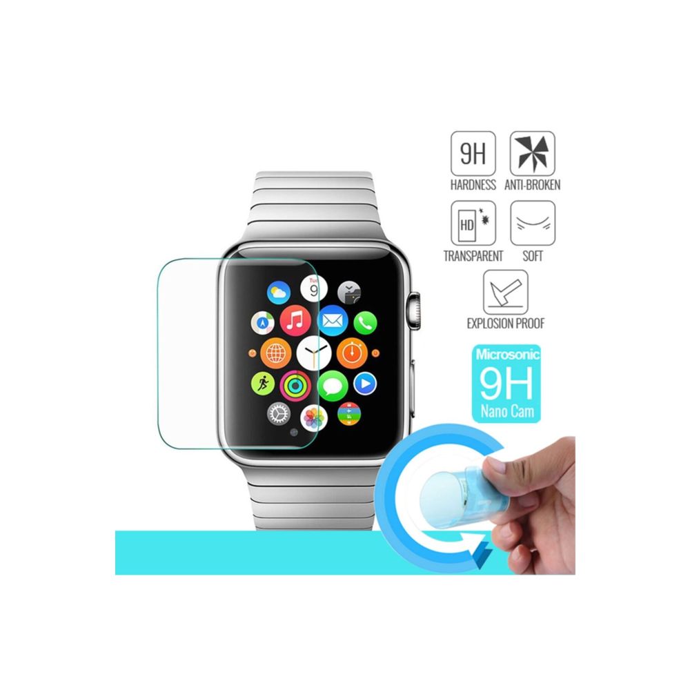 PC/タブレット PC周辺機器 Microsonic Apple Watch Series 3 38 mm Nano Cam Kırılmaz film Ekran 