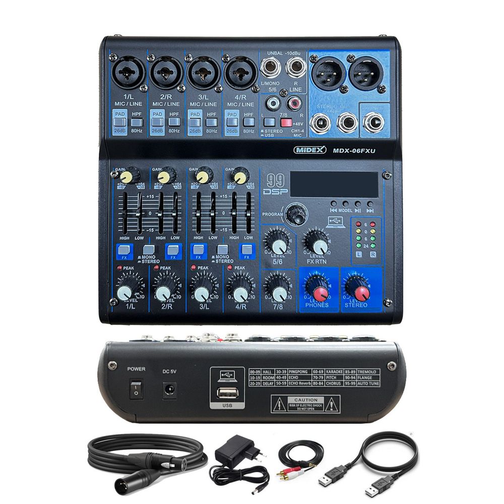 midex-mdx-06fxu-studyo-kayit-
