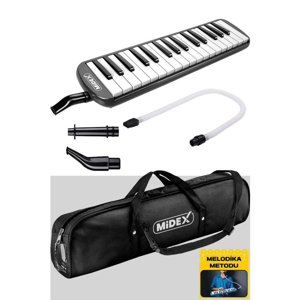 Midex ML-32BK 32 Tuşlu Siyah Melodika Seti Fiyatları | Cimri