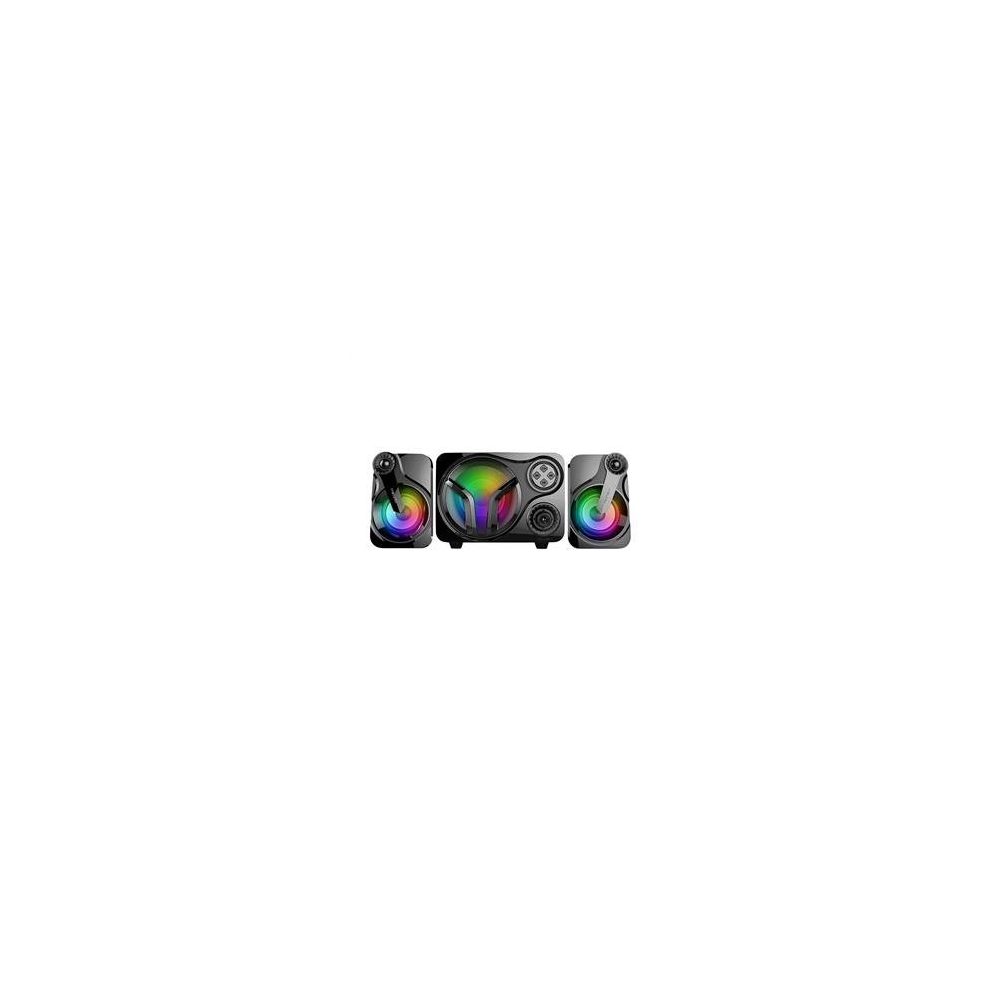 Mikado MD-BT28 2+1 FM Radyolu RGB Bluetooth Speaker