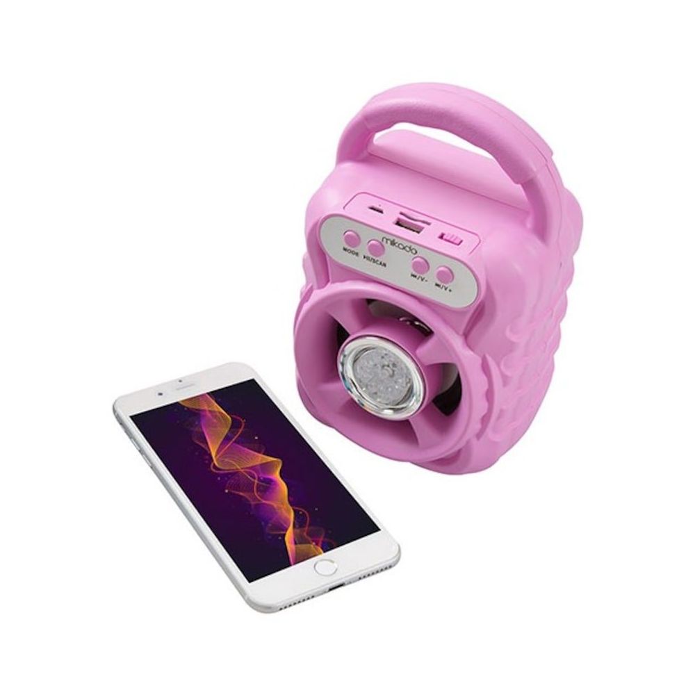 Mikado MD-BT65P Pembe Bluetooth Hoparlör