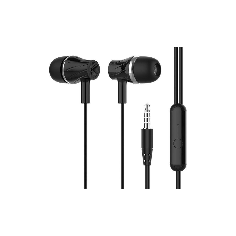 Mobax Aksesuar ER05 Siyah 3.5 mm Jack Silikonlu Kulakiçi Kulaklık