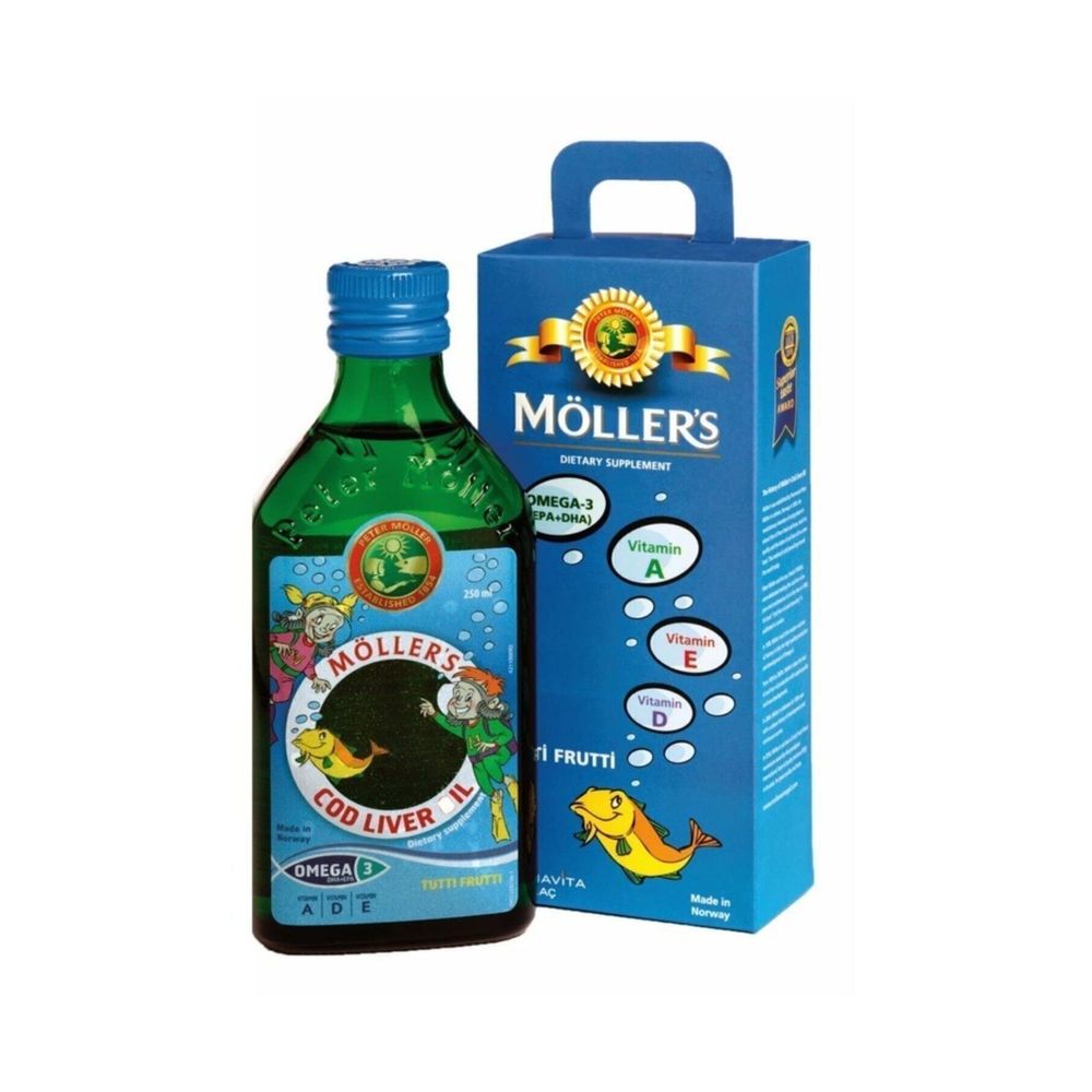 Möller's Omega 3 250 ml Tutti Frutti Aromalı Balık Yağı Fiyatları