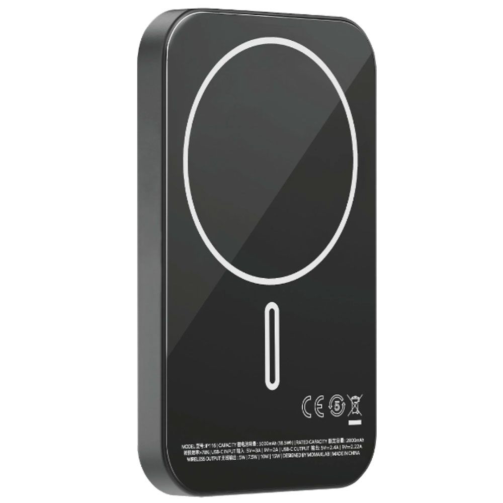 Momax Ip116D Q.Mag X 5000MAH Siyah Magsafe Wireless Powerbank