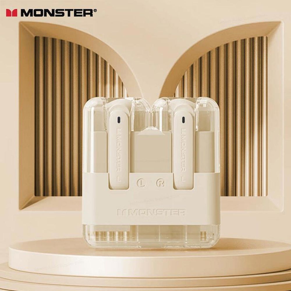 Monster Airmars XKT12 Bej Bluetooth Kulaklık