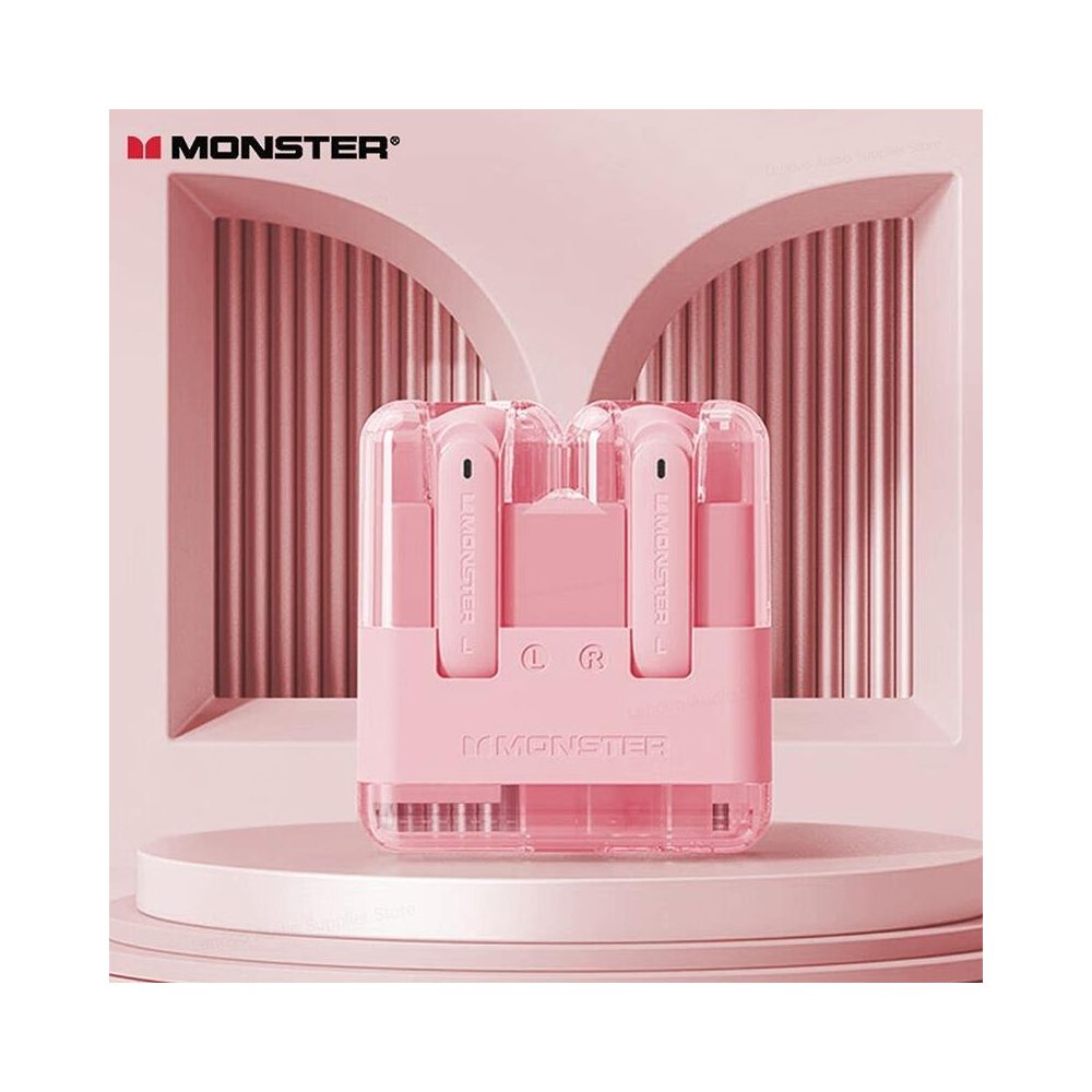 Monster Airmars XKT12 Pembe Bluetooth Kulaklık
