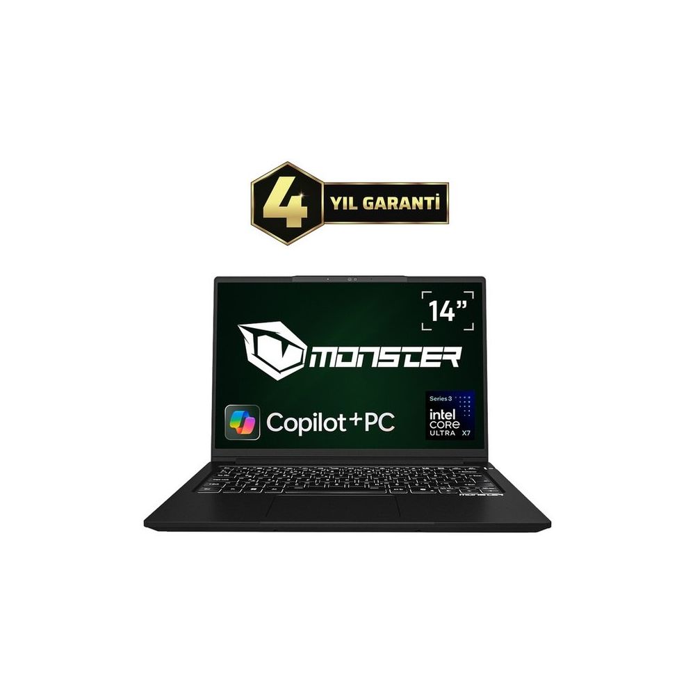 Monster Huma H4 V7.3.5 Ultra X7 358H 32GB RAM 1TB SSD Windows 11 Home 14 inç Laptop