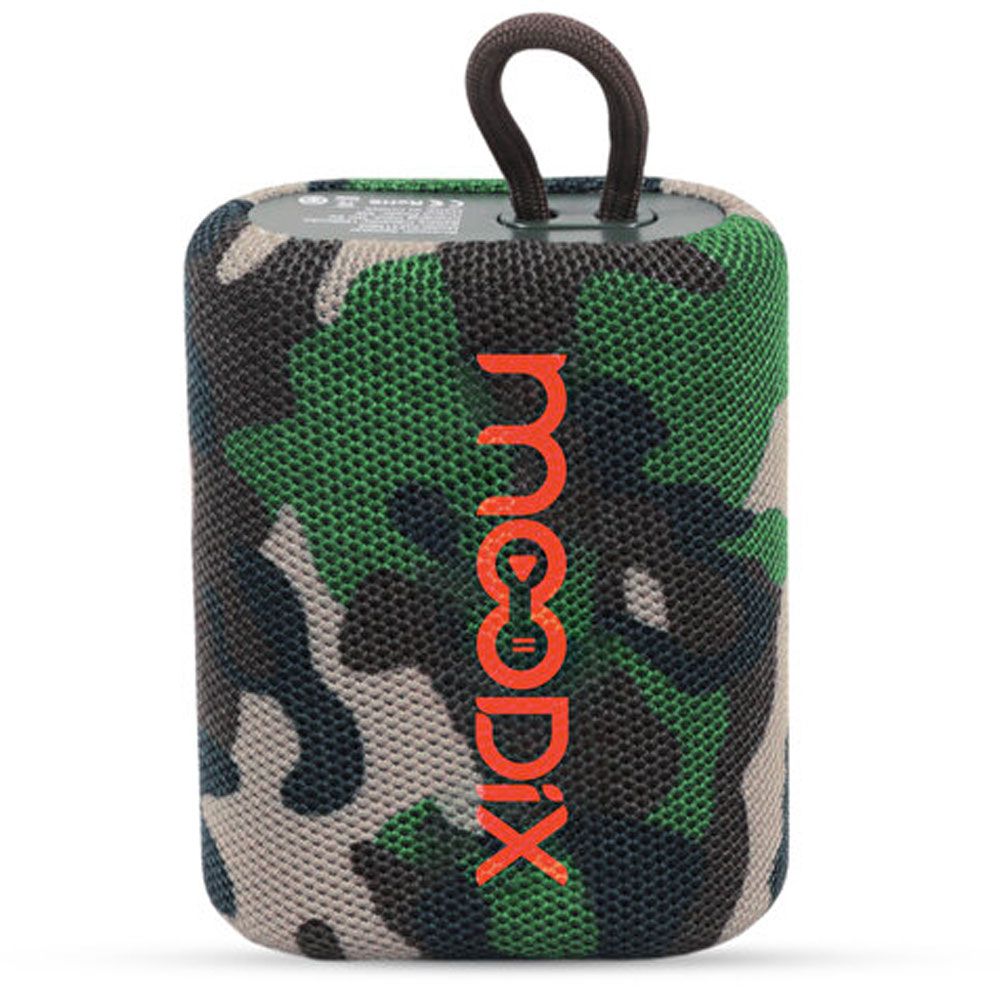 Moodix 5W Yeşil Kamuflaj Ki23Tm02 Bluetooth Hoparlör