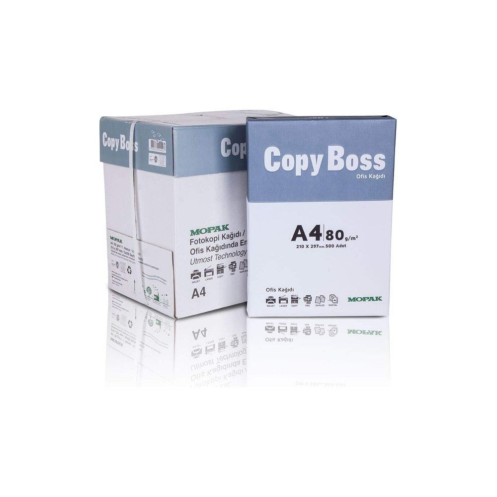 Mopak Copy Boss A4 80 gr 5x500 Yaprak Fotokopi Kağıdı Fiyatları