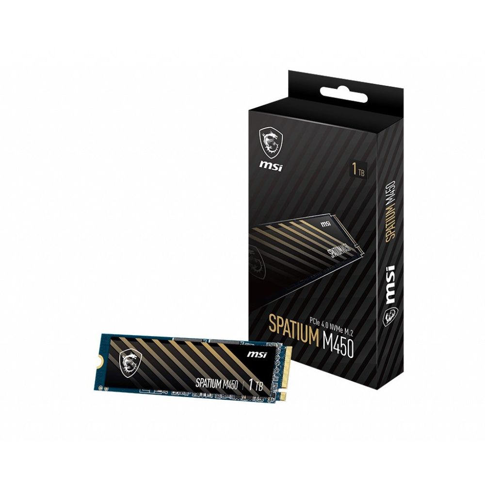 MSI 1 tb Spatium M450 3600 - 3000 mb / s M2 Pcie Gen 4 Ssd Disk
