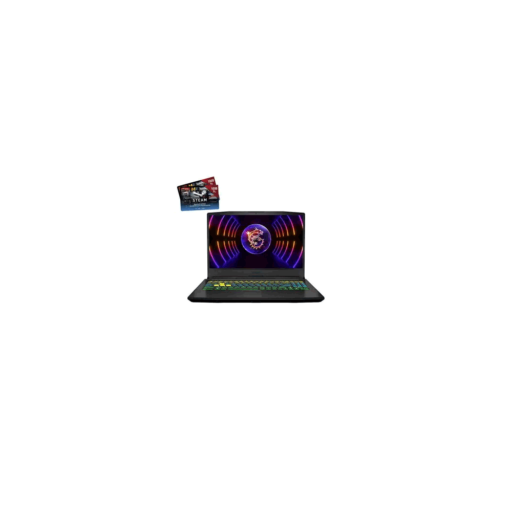 MSI Crosshair 15 C12VE-409XTR i7-12650H 16 GB DDR5 512 GB SSD 6 GB RTX4050 15.6 FHD 240 Hz FreeDOS Notebook