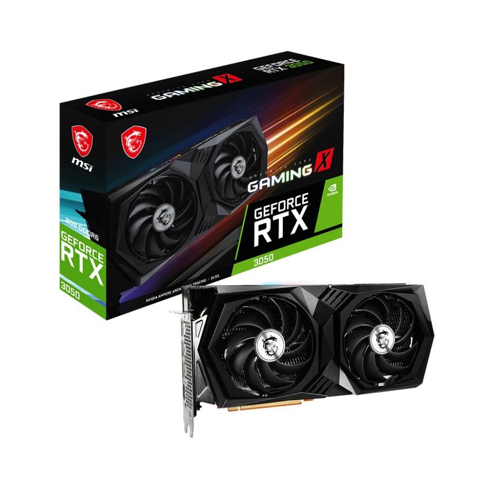 MSI GeForce RTX 3050 Gaming X 8G Oyun Grafik Kartı - NVIDIA RTX