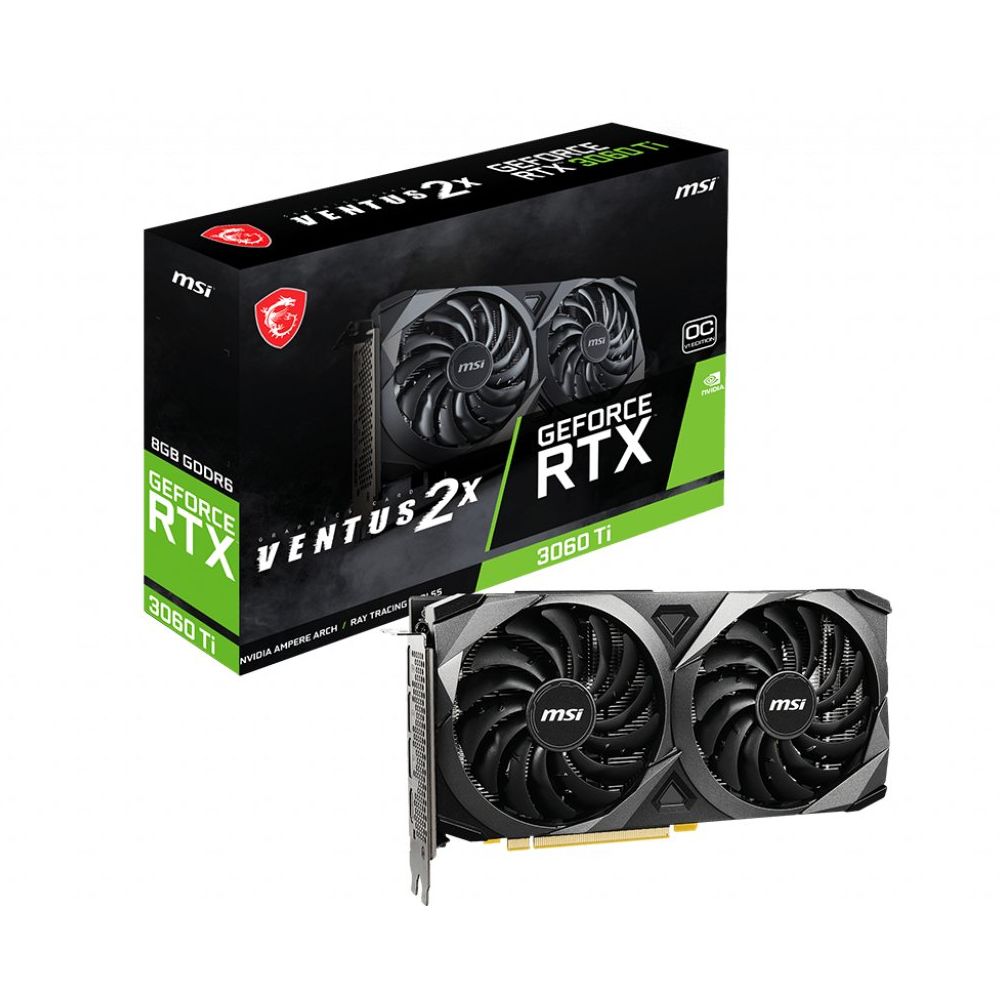 MSI GeForce RTX 3060 Ti Ventus 2X 8G OCV1 LHR 8GB GDDR6 Ekran