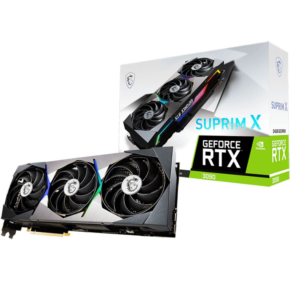 MSI GeForce RTX 3090 SUPRIM X 24G 24GB GDDR6X 384Bit DX12 Gaming