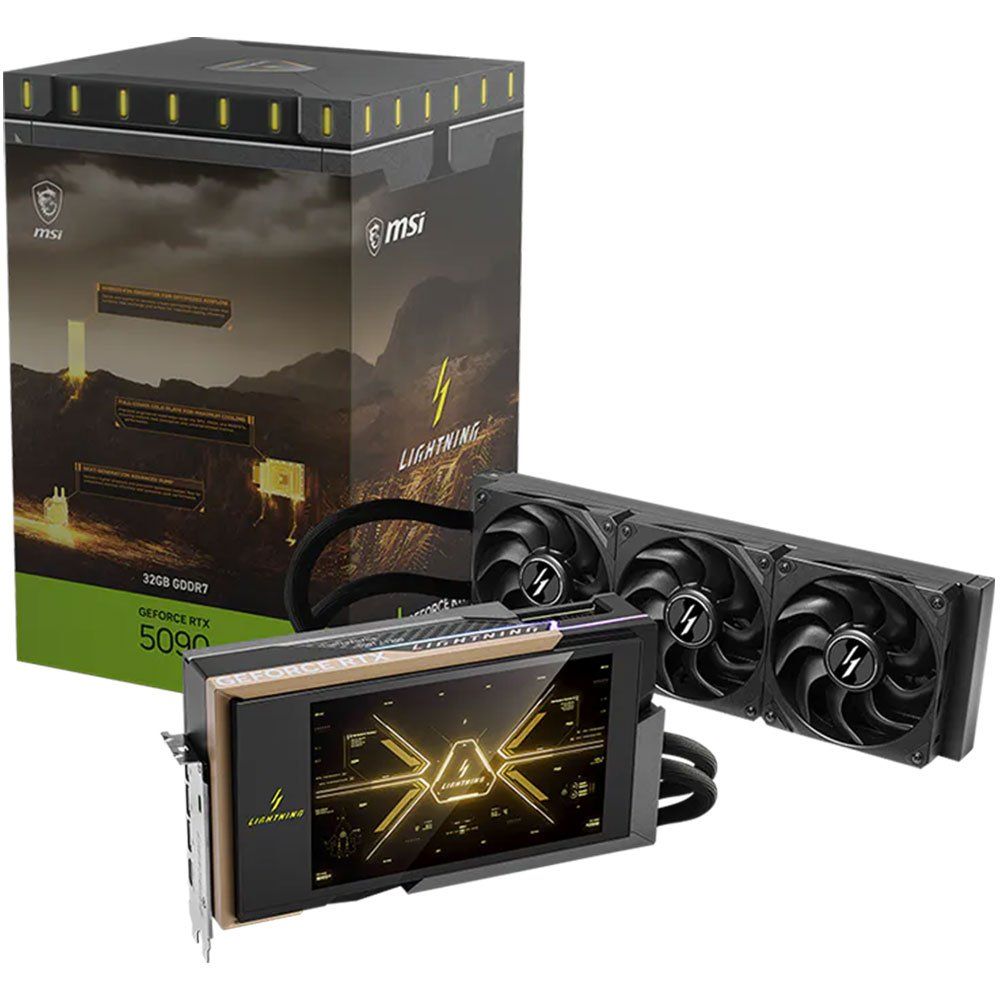 MSI GeForce RTX 5090 32G LIGHTNING Z 32GB GDDR7 Ekran Kartı Fiyatları