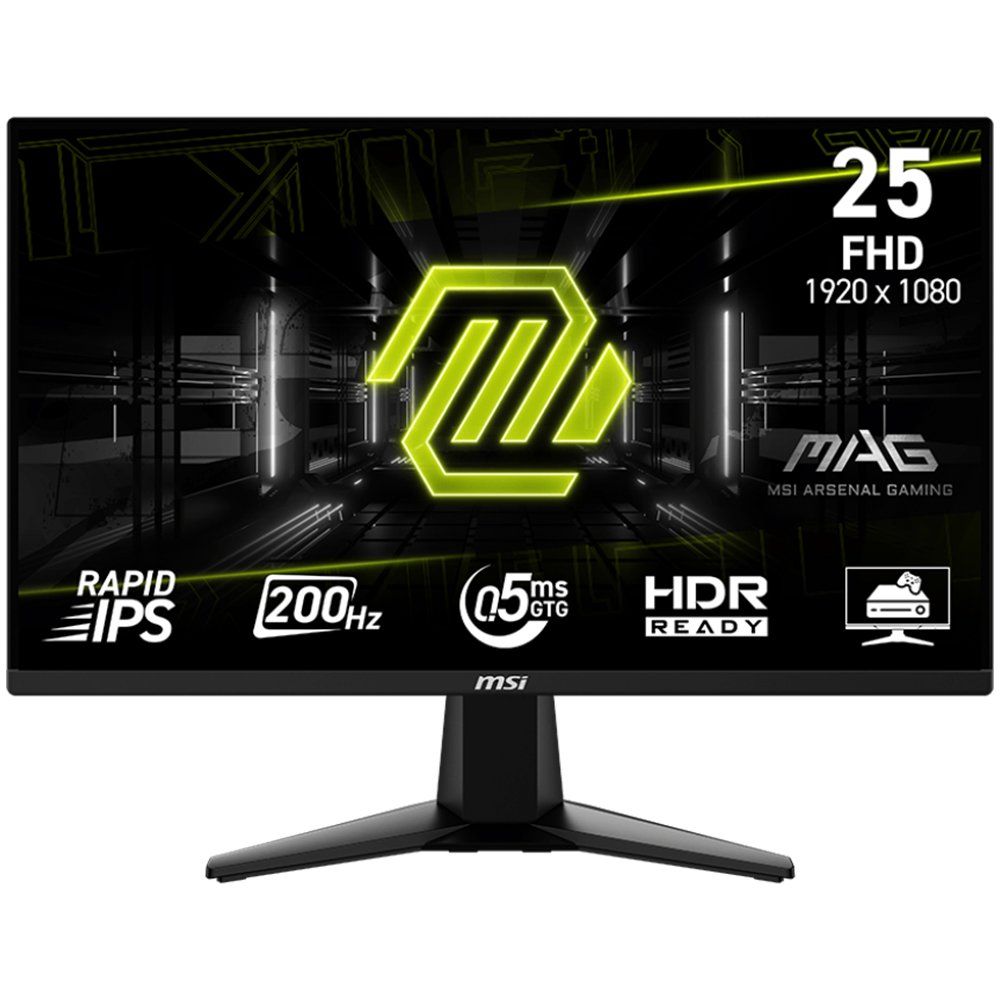 MSI MAG 255F E20 24.5 inç 200Hz 0.5ms IPS Oyuncu Monitörü