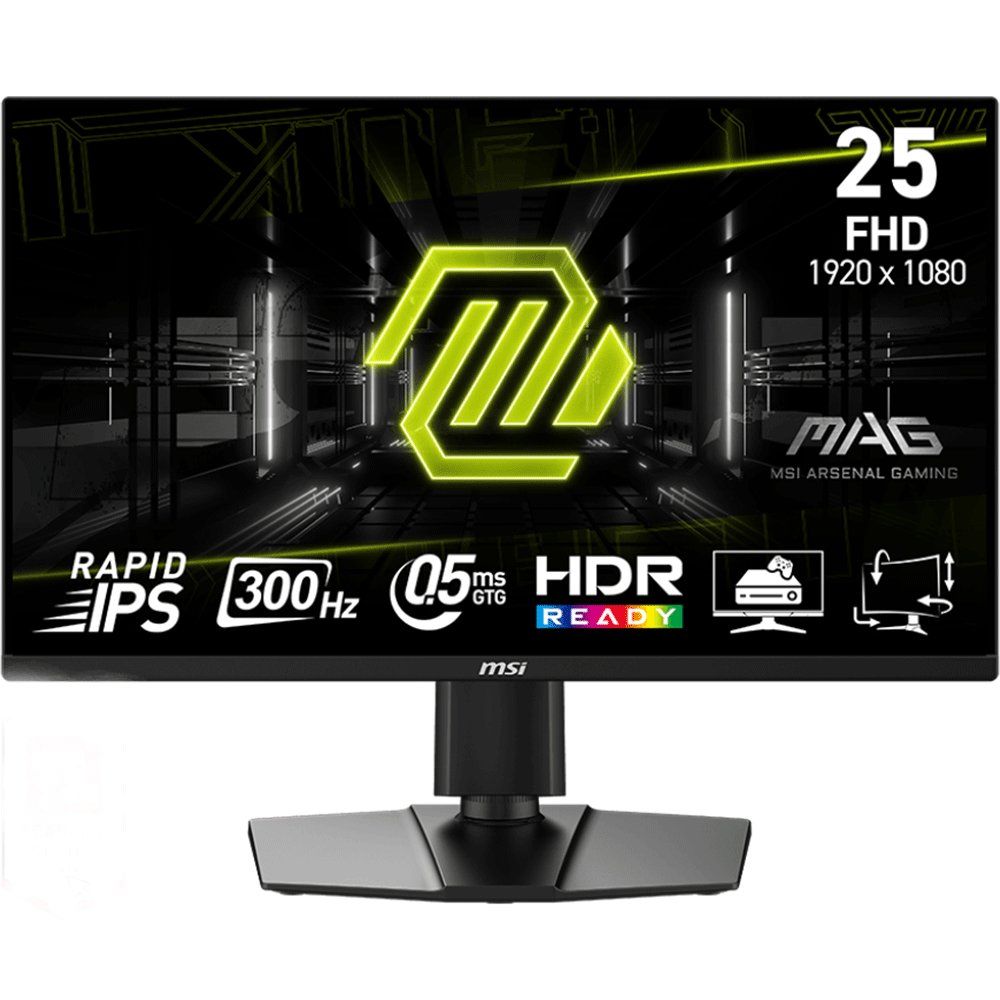 MSI MAG 255PFX 24.5 inç 0.5ms 300Hz Pivot Oyuncu Monitörü