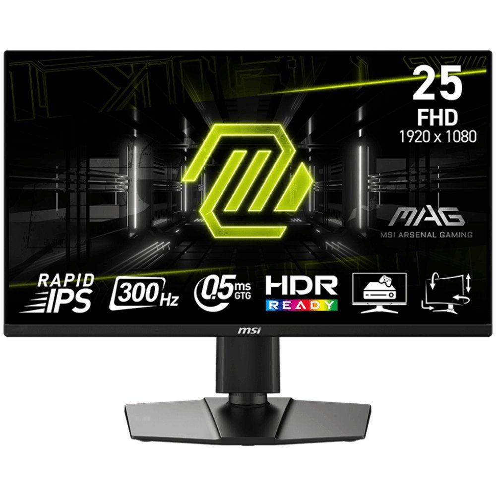 MSI MAG 255PXF 24.5 inç 300Hz 0.5ms Pivot Oyuncu Monitörü