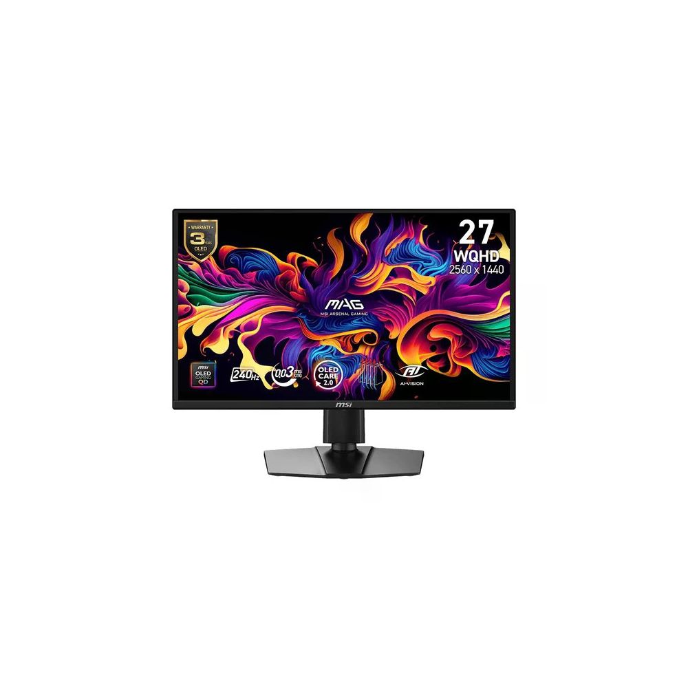 MSI MAG 272QP QD-OLED X24 26.5 inç 240Hz 0.03ms Pivot Oyuncu