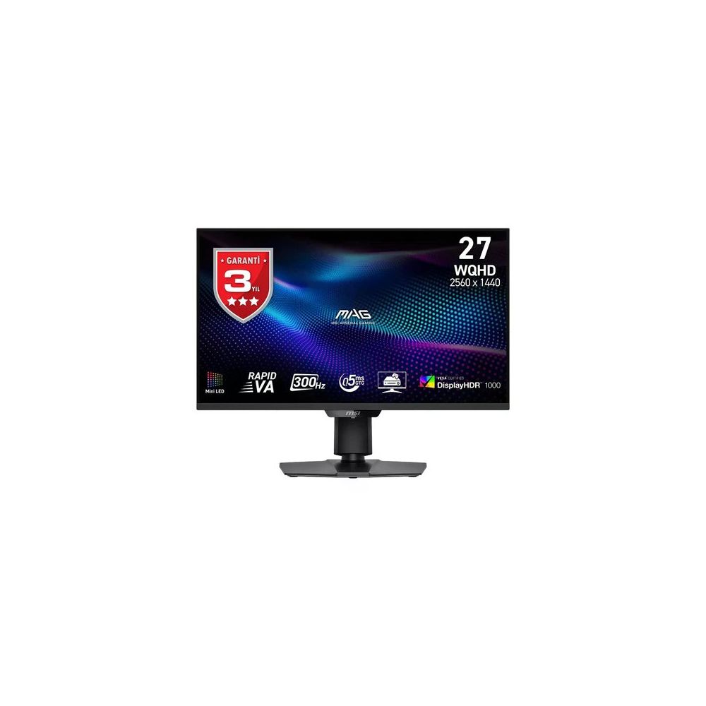 MSI MAG 274QPF X30MV 27 inç 300Hz 0.5ms 2K Pivot Oyuncu Monitörü