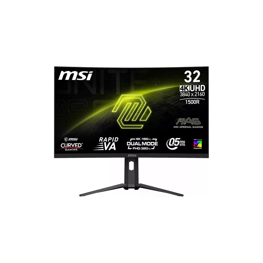 MSI MAG 321CUPDF 32 inç 160Hz 0.5ms VA Curved 4K Oyuncu Monitörü Outlet - Teşhir