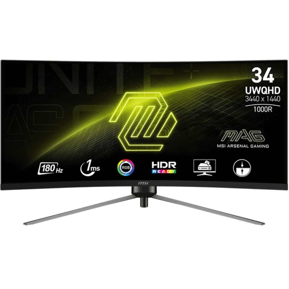 MSI MAG 345CQR 34 inç 180Hz 1ms Curved Oyuncu Monitörü