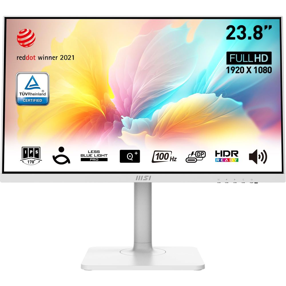 MSI Modern MD2412PW Beyaz 23.8 inç 100Hz 1ms Monitör