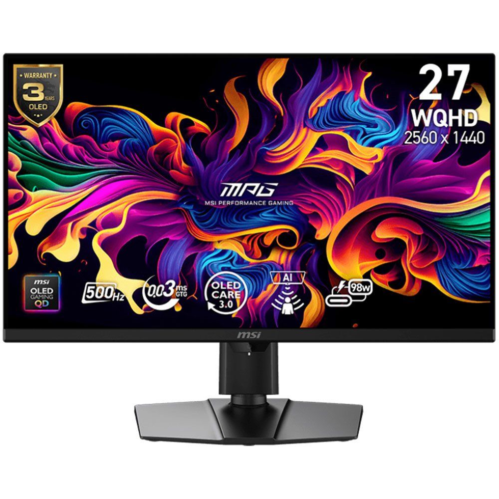 MSI MPG 271QR QD-OLED X50 26.5 inç 500Hz 0.03 ms Oyuncu Monitörü
