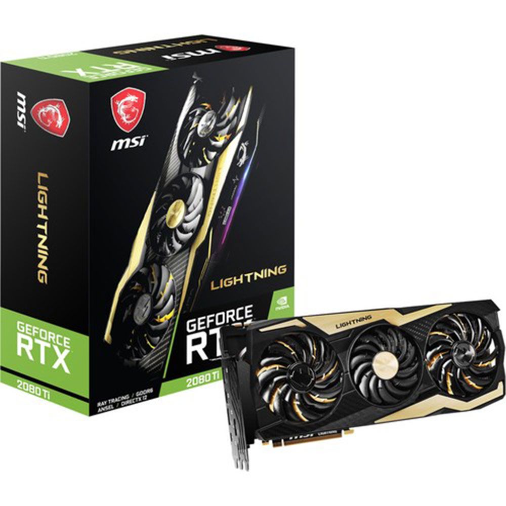 MSI Nvidia GeForce RTX 2080 Ti Ligtning Z 11 GB GDDR6 352Bit Ekran