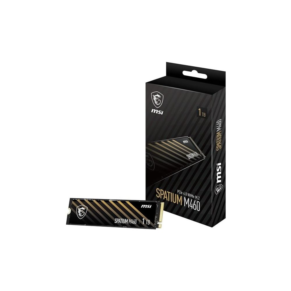 MSI Spatium M460 PCIe 4.0 NVMe M.2 1 TB R5000 W4500 SSD