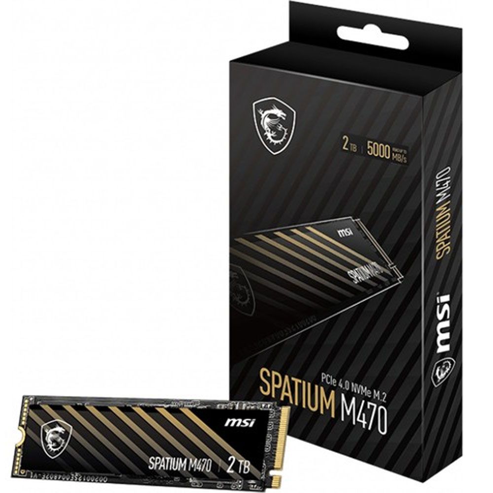MSI Spatium M470 1 Tb Pcie 4.0 Nvme M.2 SSD