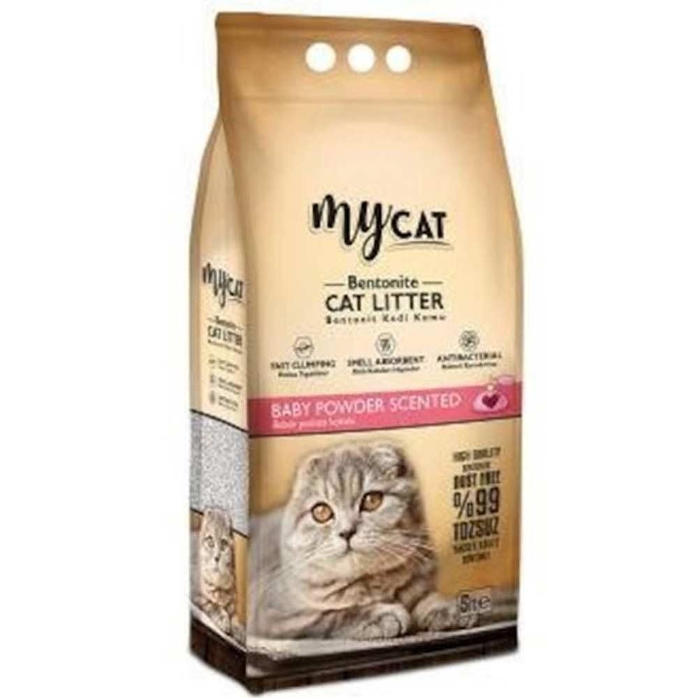 Mycat Bebek Pudra Kokulu Ince Taneli 5 Lt Kedi Kumu Fiyatlari