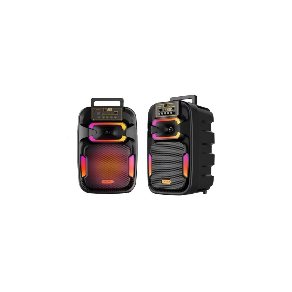 Nettech GY-801 Party Box Speaker Siyah Kablosuz Bluetooth Hoparlör