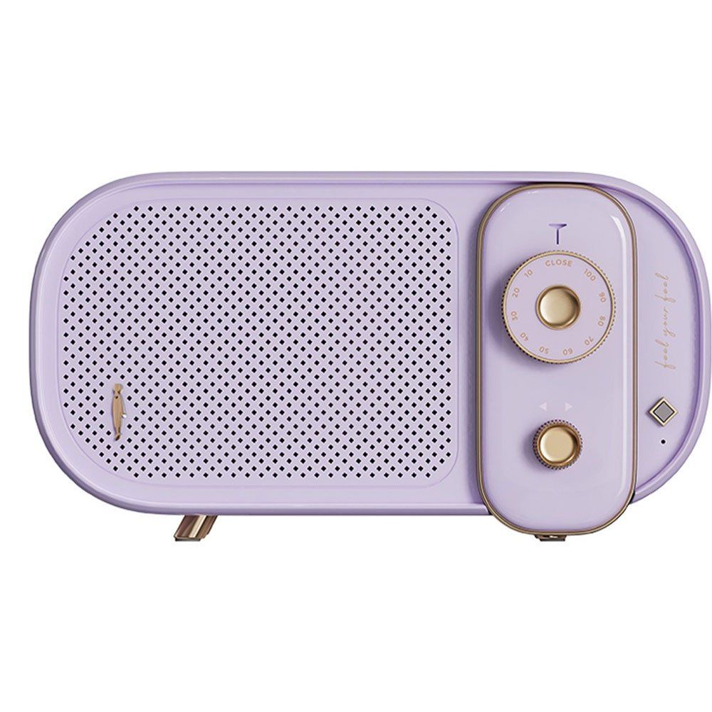 Nettech Liberfeel Y-6 Mini Akustik Mor Bluetooth Hoparlör