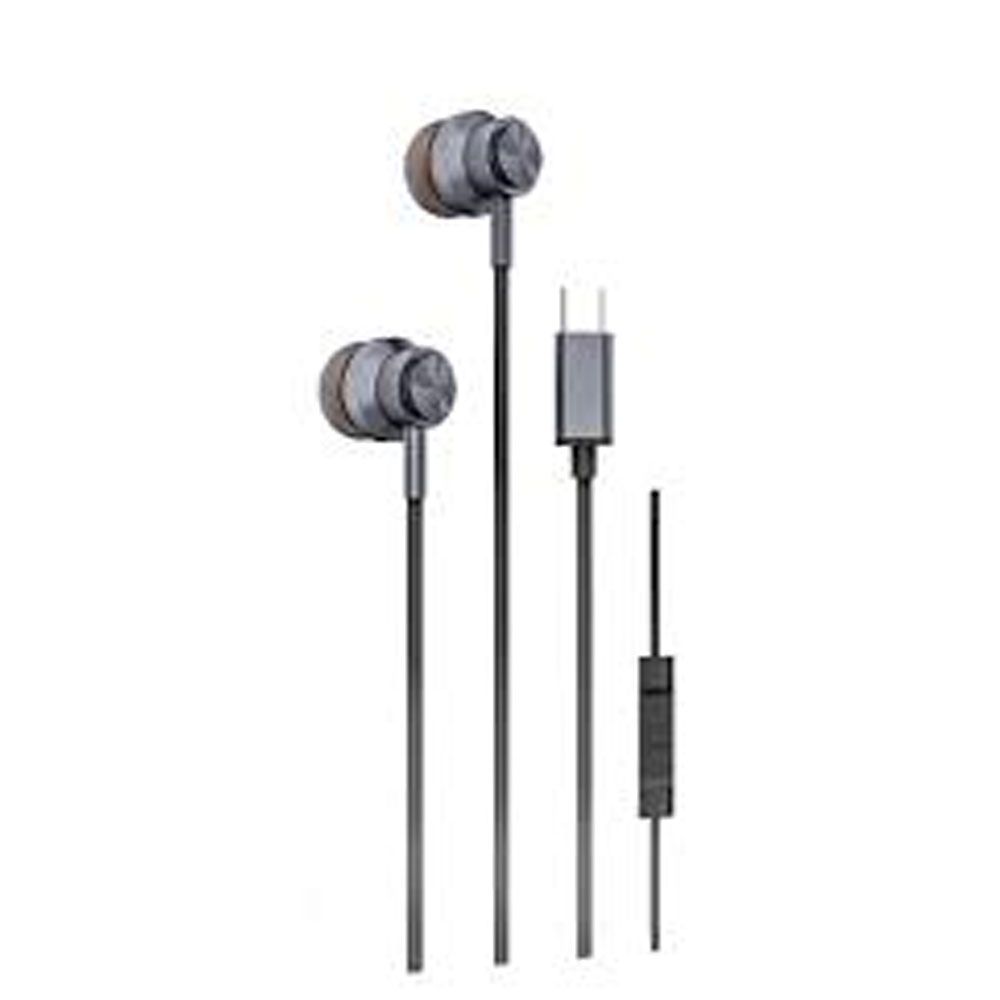 Nettech NT-42 Siyah Type-C Girişli Kulak İçi Kulaklık