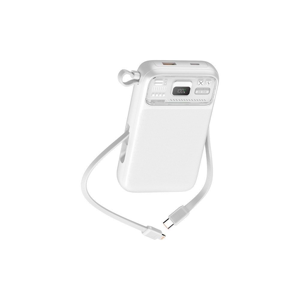 Nettech NT-PW35 PD 20W + 22.5W 15W 20000 mAh Beyaz Taşınabilir Powerbank