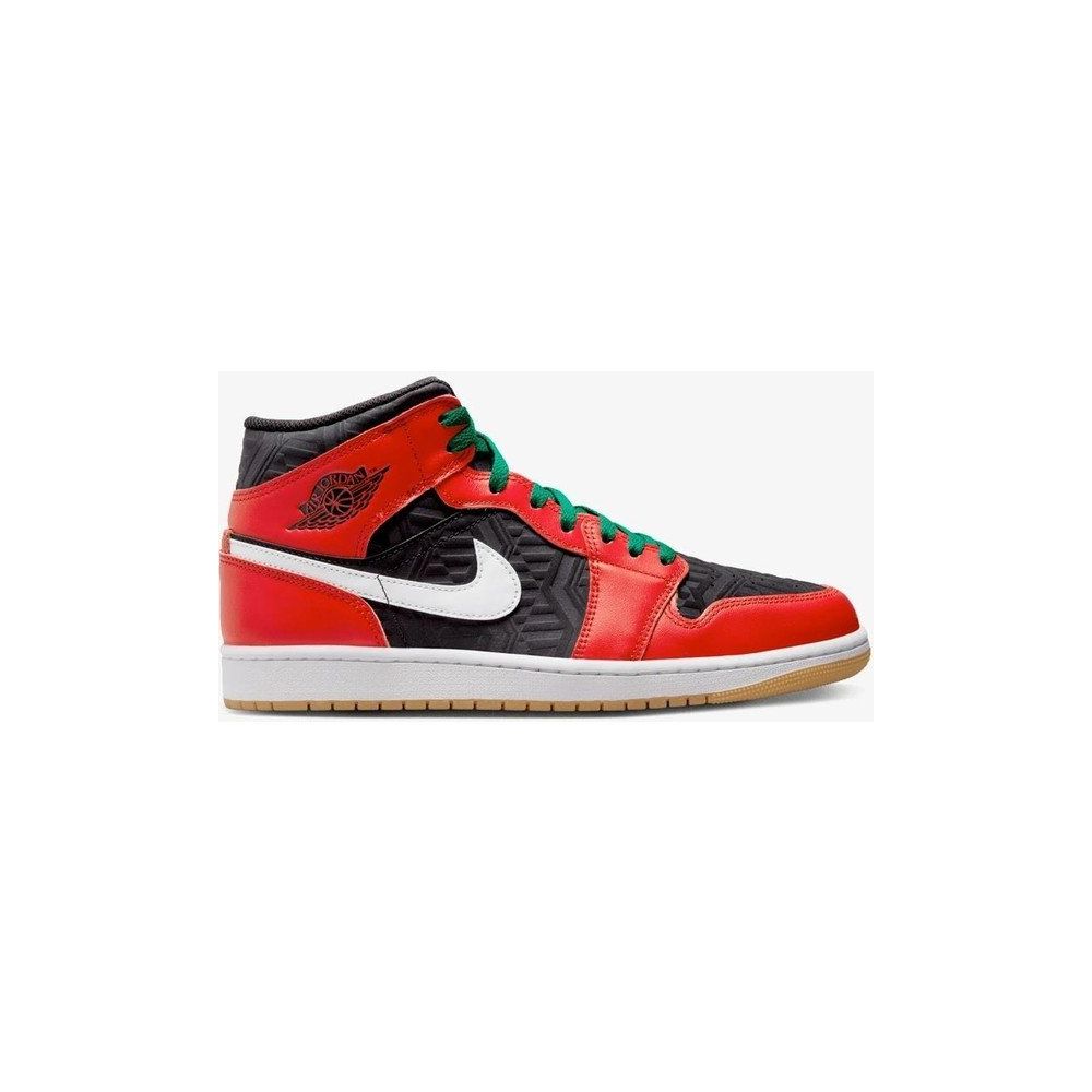 Nike Air Jordan 1 Mid Se Christmas DQ8417-006 Erkek Basketbol