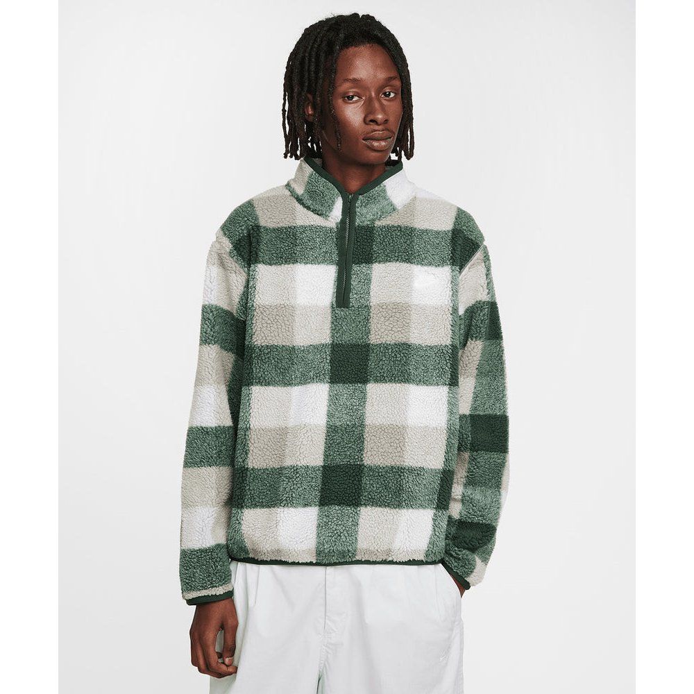 Nike FZ0896-323 Club Winterized Half-Zip Yeşil Erkek Sweatshirt