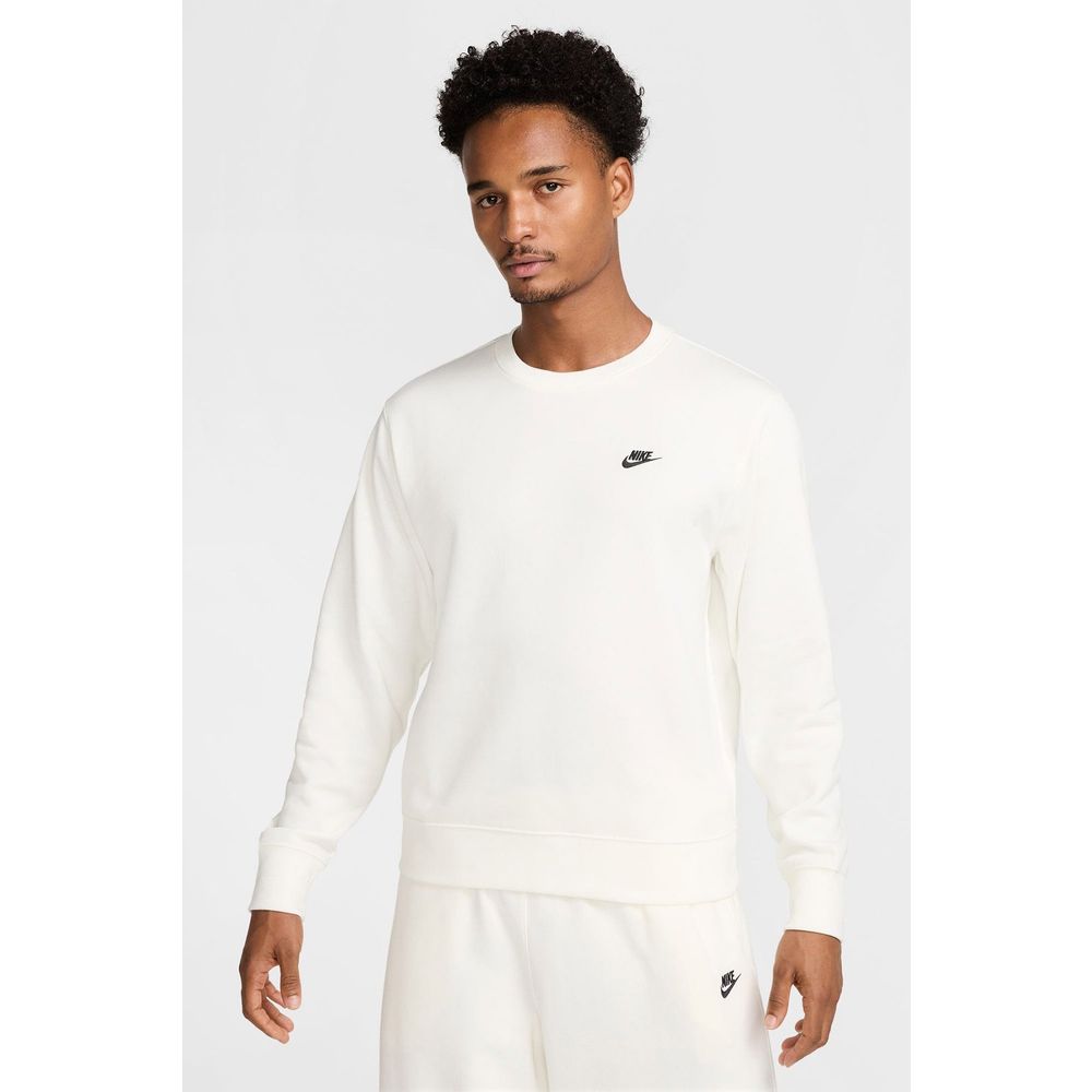 nike sportswear swoosh crew ft erkek sweatshirt