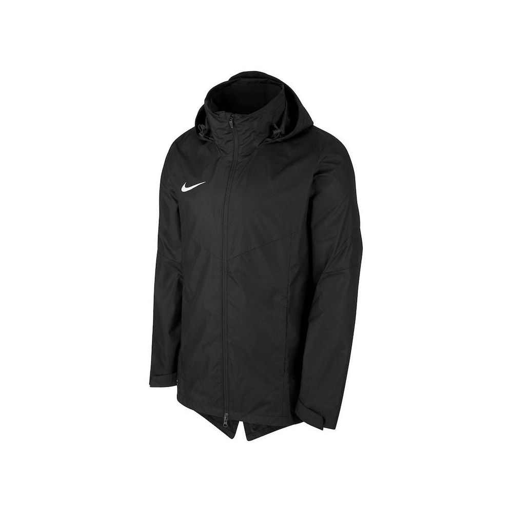 nike football academy rain jacket in black