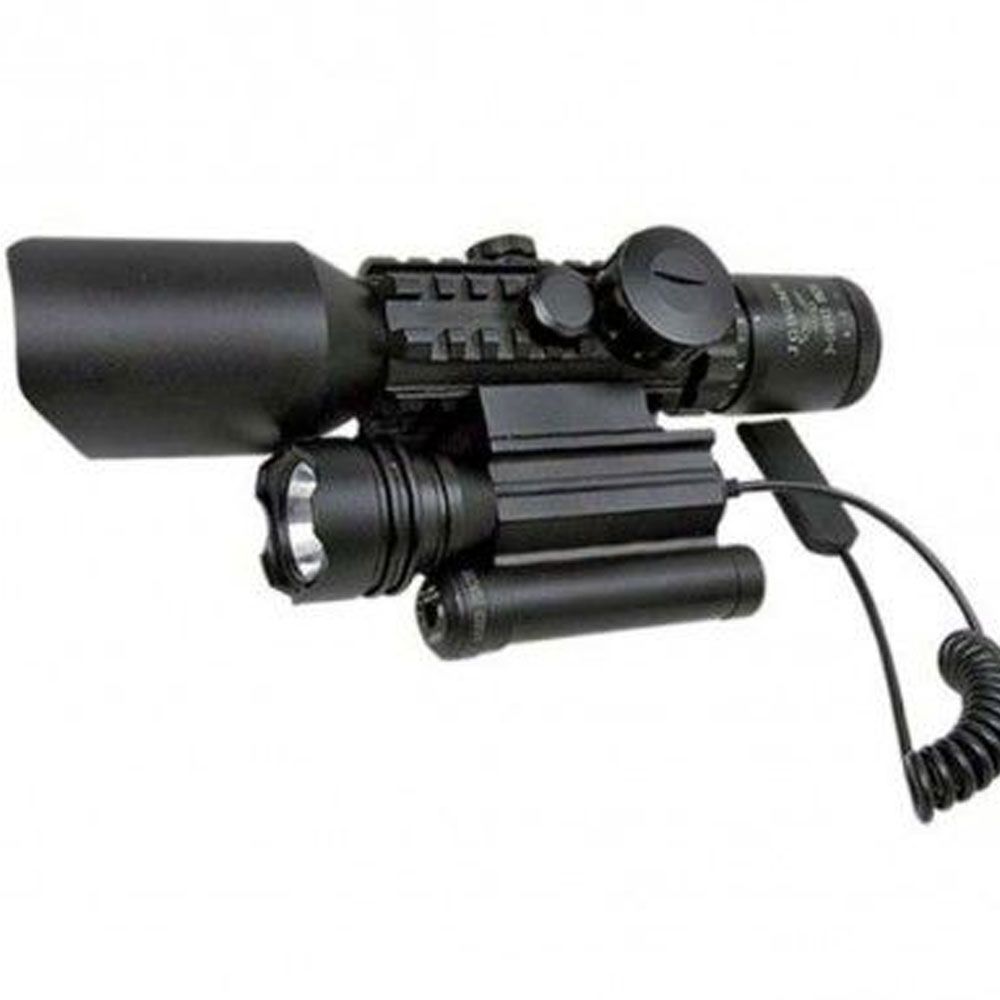 Nikula 3-10x42 M9 Tüfek Lazeri Zenon Fenerli Zoomlu Av Tüfeği