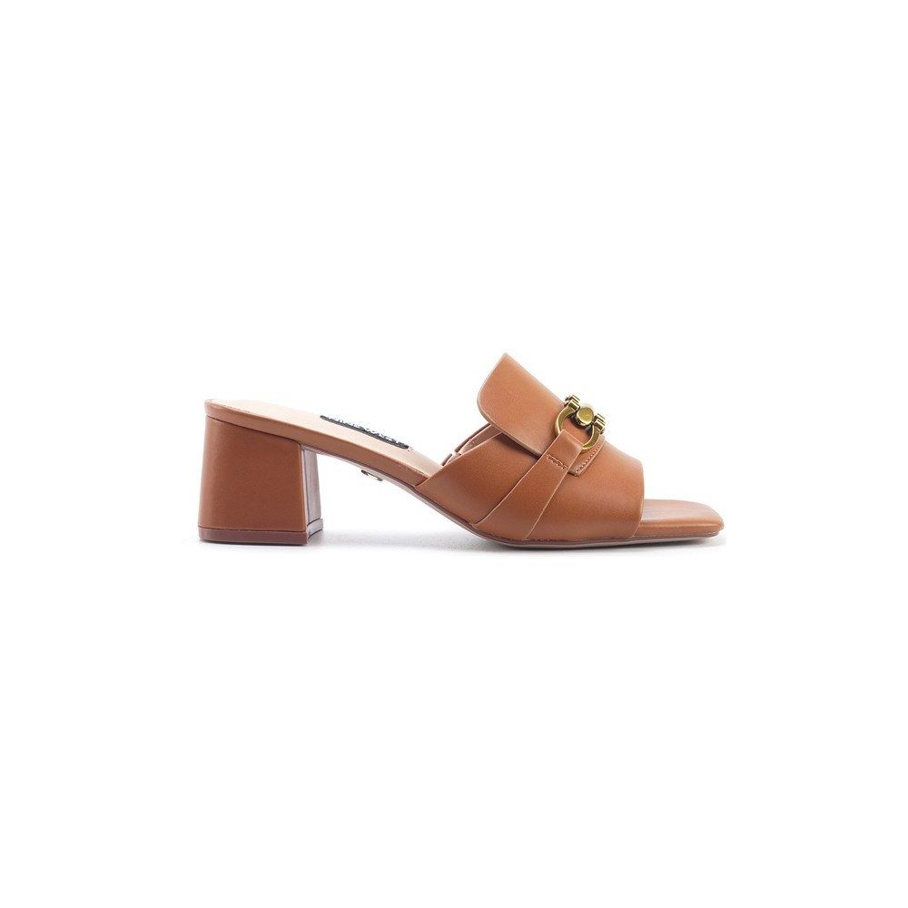 Nine West Garland 5FX Taba Kadın Topuklu Terlik Fiyatları