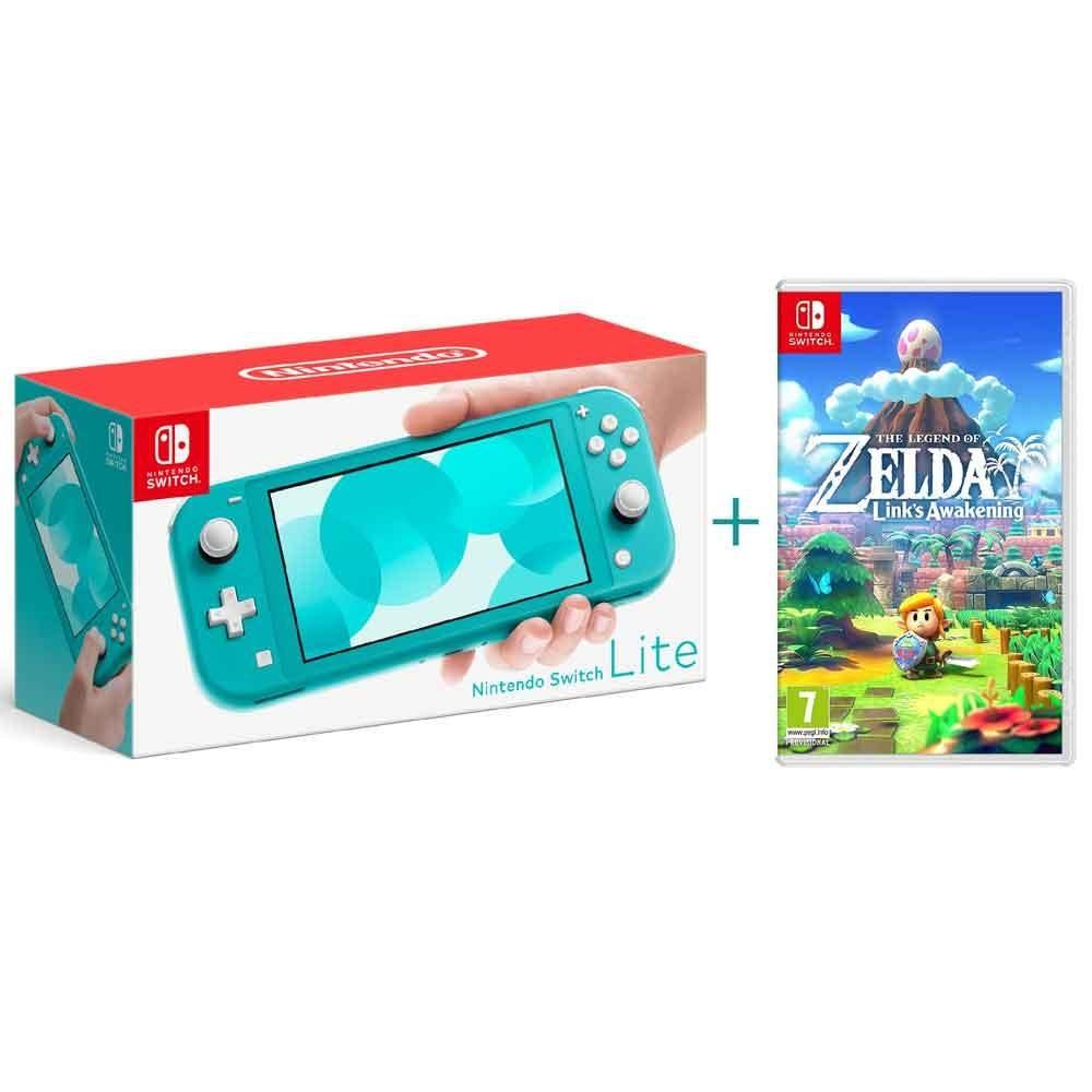 Nintendo Switch Lite Turkuaz + The Legend Of Zelda Breath Wild