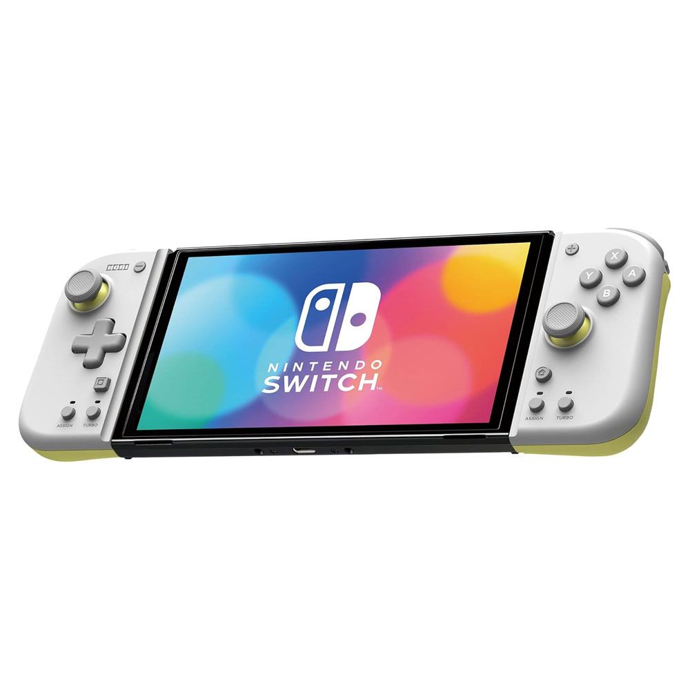 Nintendo Switch Oled Split Pad Compact Light Grey Yellow