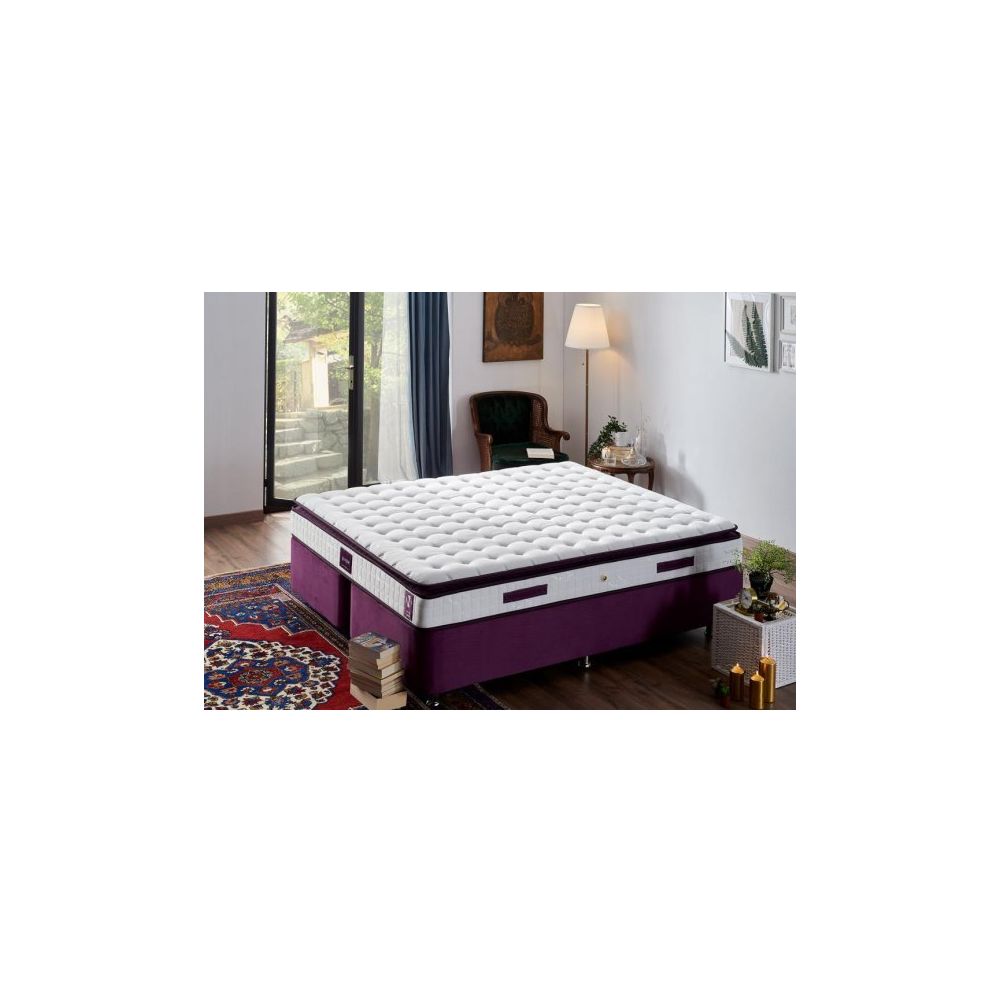 Niron Purple 150x200 Cift Kisilik Pedli Yayli Yatak Fiyatlari