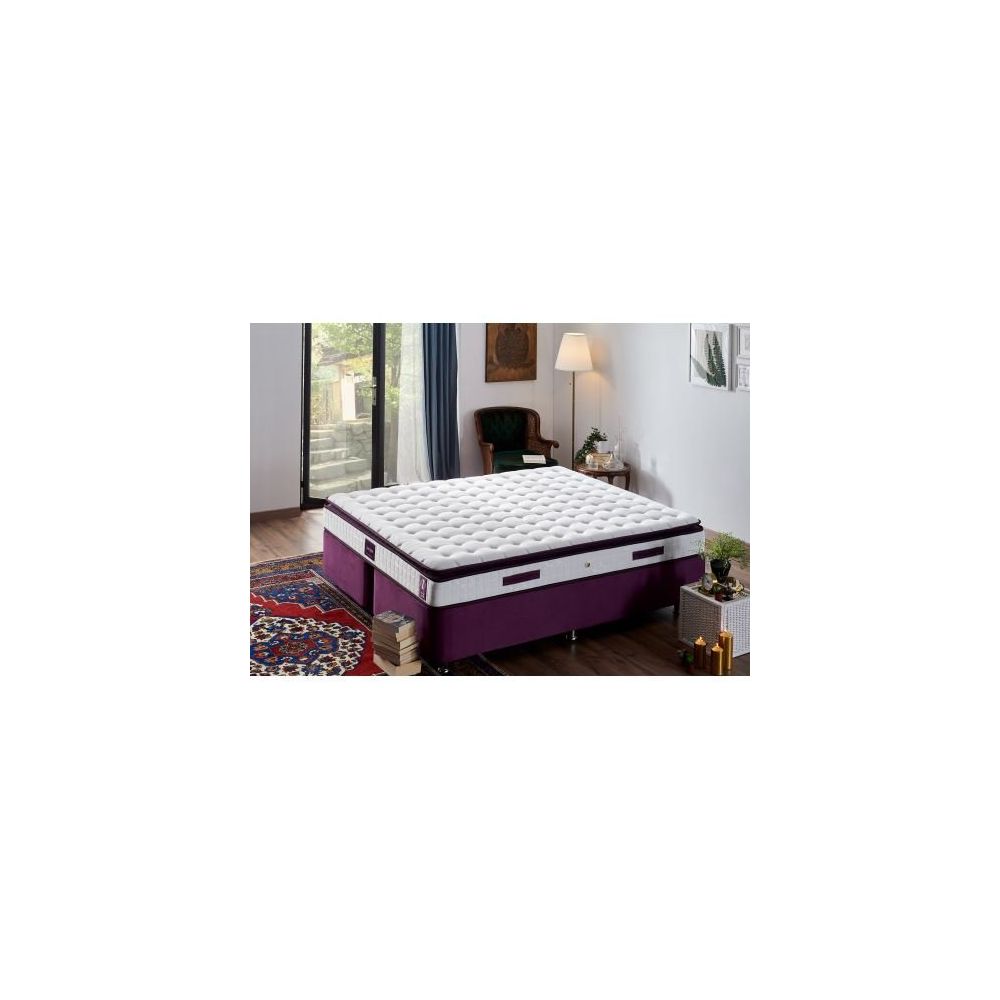 niron purple 150x200 cift kisilik pedli yayli yatak fiyatlari