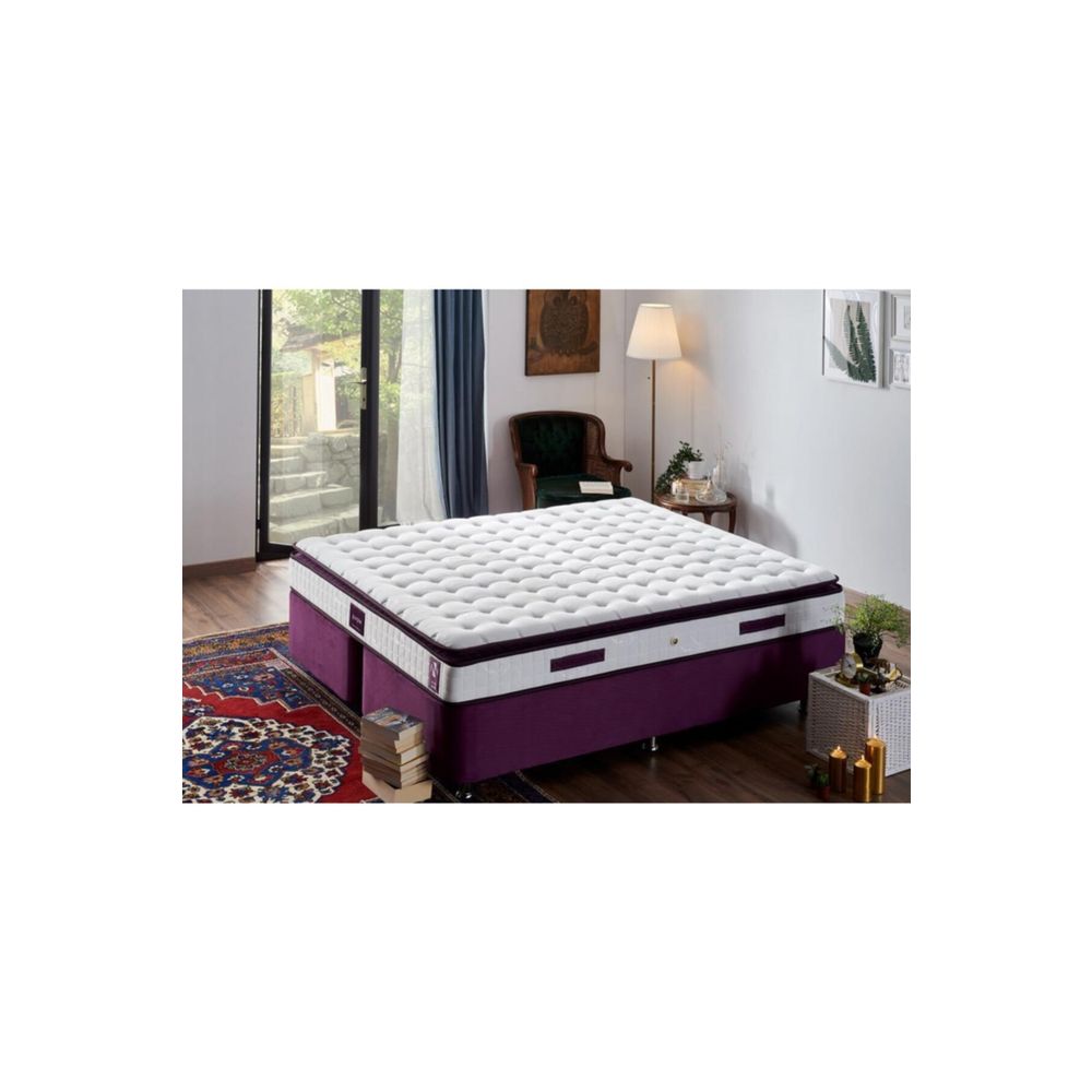 niron purple 150x200 cift kisilik pedli yayli yatak fiyatlari