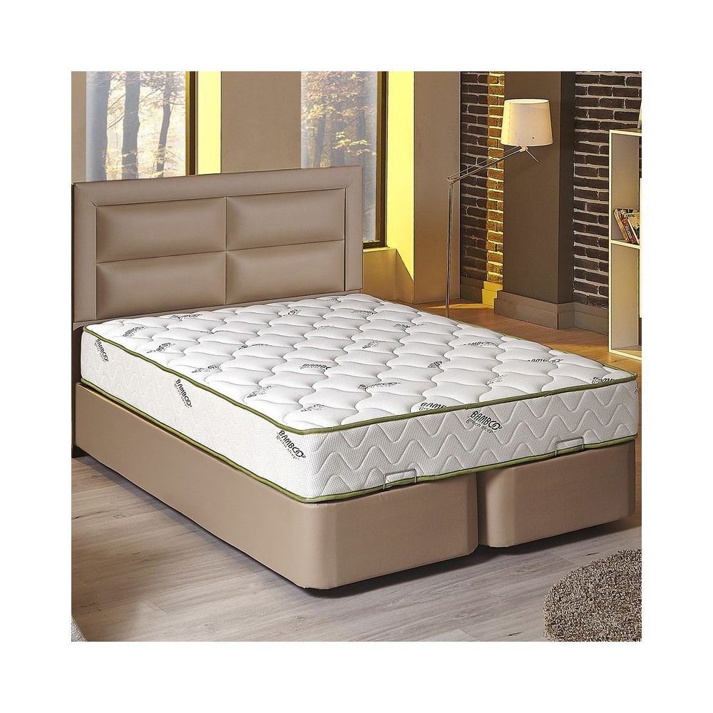 niron bamboo 120x190 cm full ortopedik bir bucuk kisilik bambu yatak fiyatlari